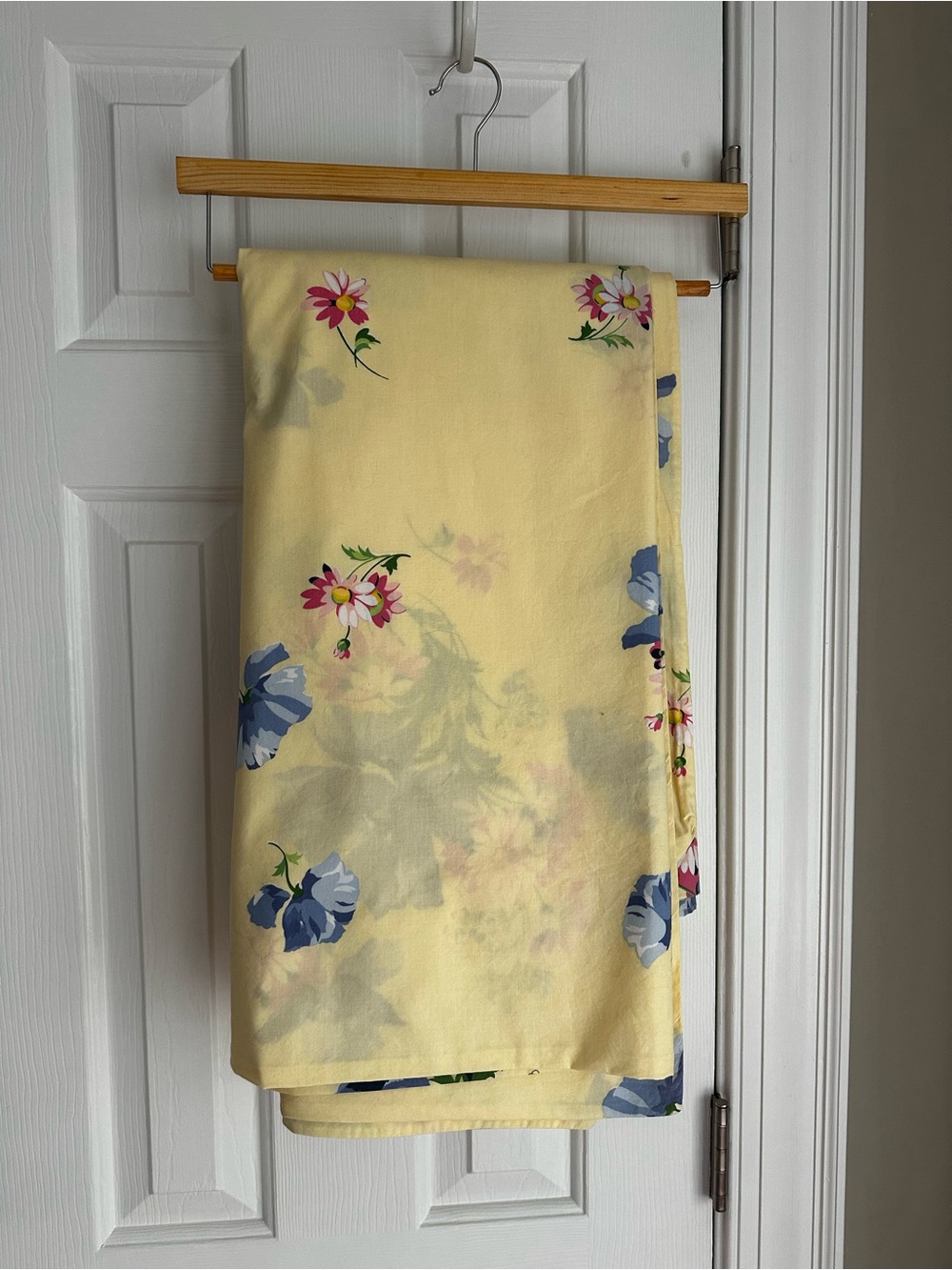 Pottery Barn Yellow Floral Duvet Cover